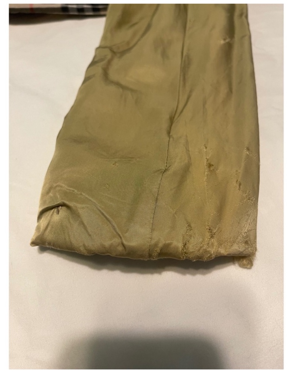 Vintage Burberrys Trench Coat Tan Beige Nova Check Lining Women Long Belted - Picture 15 of 16